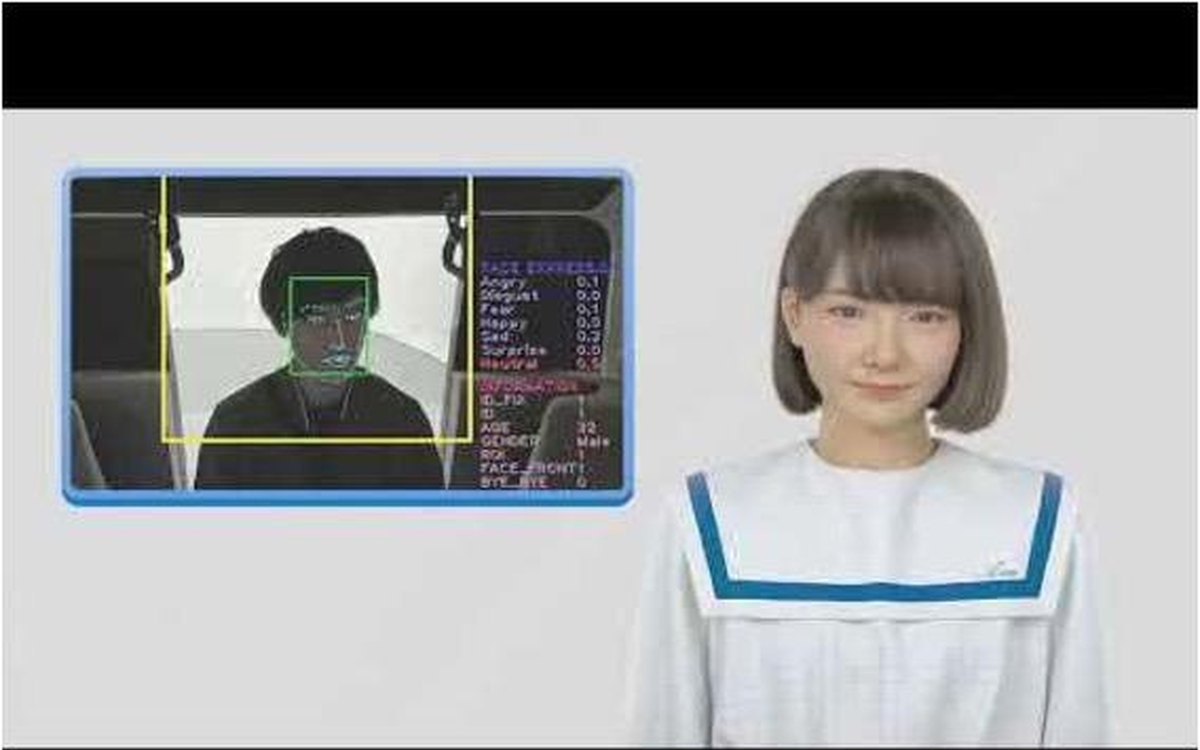 A multimodal agent picking up passengers’ expressions and movements through cabin cameras